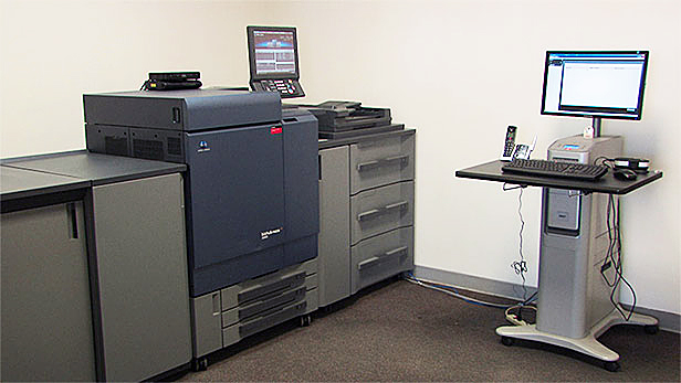 Digital Printer Fiery at Impact Printing Saint Paul MN.